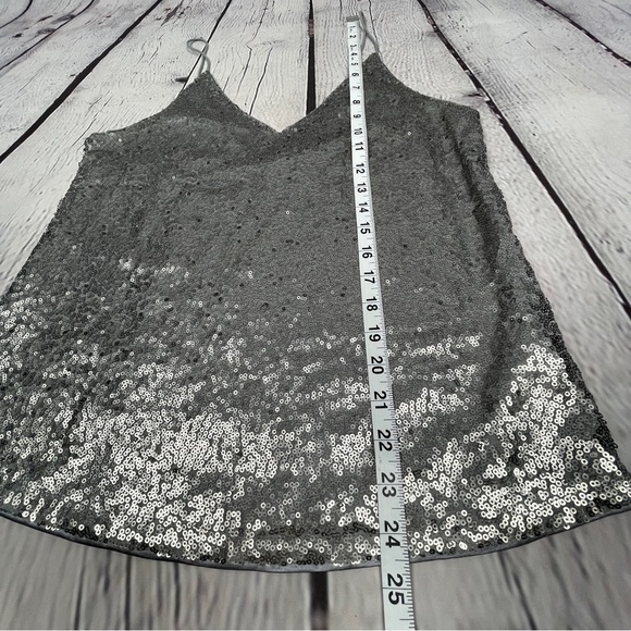 SHEIN sequin spaghetti strap cami, size S - Picture 10 of 13